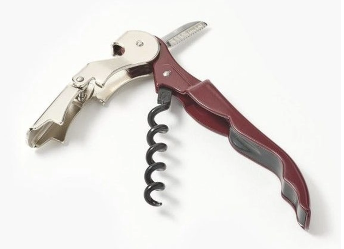 Pulltap double-hinged waiter's corkscrew