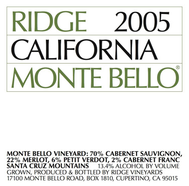 Montebello - A Ridge Too Far - Gismondi on Wine