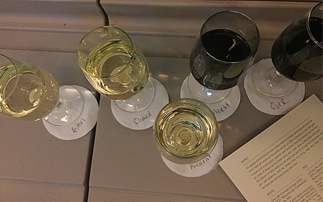 Wine Tasting at 35,000 feet