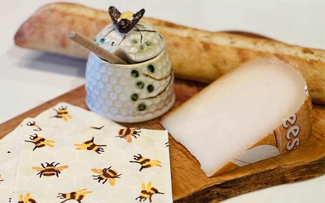 Honeybee Goat Gouda