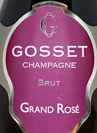 Champagne Gosset Grand Rosé Bruttext