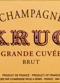 Krug Grande Cuvée Bruttext