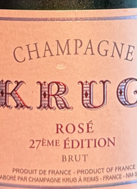 Champagne Krug Rosé 27ème Édition Bruttext