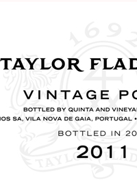 Taylor Fladgate Vintage Porttext