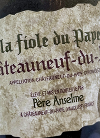 Père Anselme La Fiole du Pape Châteauneuf-du-Papetext