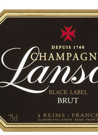 Champagne Lanson Black Label Bruttext