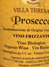 Villa Teresa Prosecco Vino Frizzante Organictext