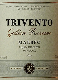 Trivento Golden Reserve Malbectext