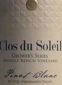 Clos du Soleil Grower's Series Pinot Blanc Middle Bench Vineyardtext