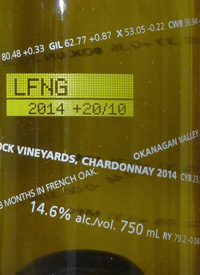 Laughing Stock Vineyards Chardonnay +20/10text