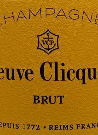 Champagne Veuve Clicquot Bruttext