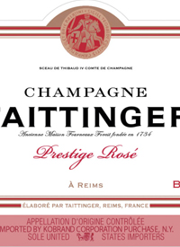 Champagne Taittinger Prestige Rosétext