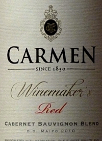 Carmen Winemaker's Red Cabernet Sauvignon Blendtext