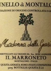 Il Marroneto Brunello di Montalcino Selezione Madonna delle Grazietext