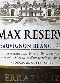 Errazuriz Max Reserva Sauvignon Blanctext
