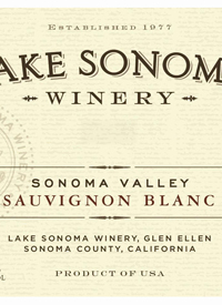 Lake Sonoma Sauvignon Blanctext