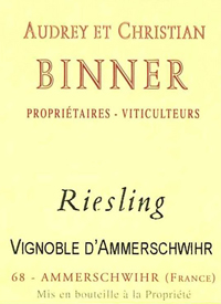 Binner Vignoble D’Ammerschwihr Rieslingtext