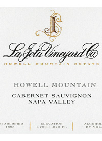La Jota Vineyard Co. Howell Mountain Cabernet Sauvignontext