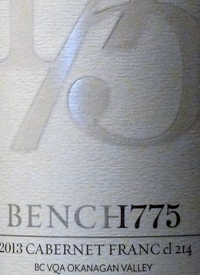 Bench 1775 Cabernet Franc cl 214text