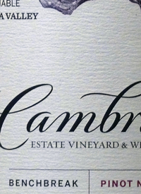 Cambria Benchbreak Pinot Noirtext