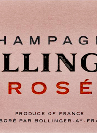 Champagne Bollinger Rosé Bruttext
