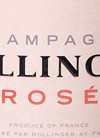 Champagne Bollinger Rosé Bruttext