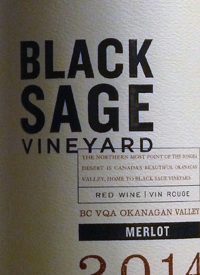 Black Sage Vineyard Merlottext