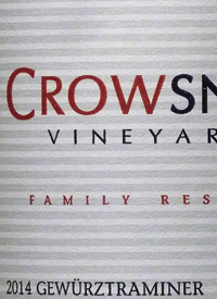 Crowsnest Family Reserve Gewurztraminertext