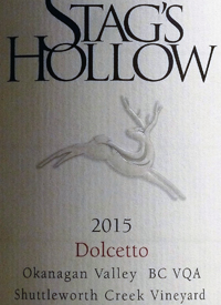 Stag's Hollow Dolcetto Shuttleworth Creek Vineyardtext