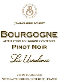 Jean-Claude Boisset Bourgogne Pinot Noir Les Ursulinetext