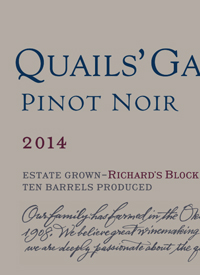 Quails' Gate Pinot Noir Richard's Blocktext