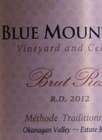 Blue Mountain Brut Rosé R.D. Méthode Traditionelletext
