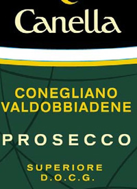 Canella Prosecco Conegliano Valdobbiadene Superiore DOCG Millesimatotext