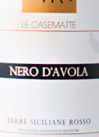 Le Casematte Nero d'Avolatext