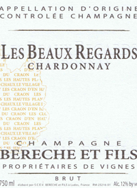 Champagne Bérèche et Fils Lex Beaux Regards Chardonnaytext