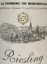 Cellier Interprofessionnel des Vins d’Alsace Altenberg de Bergbieten Alsace Grand Cru Rieslingtext