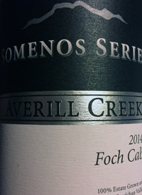 Averill Creek Vineyard Somenos Series Foch Cabtext
