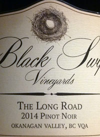 Black Swift Vineyards The Long Road Pinot Noirtext