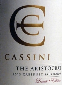 Cassini Cellars The Aristocrat Cabernet Sauvignon Limited Edition Milestone Vineyardstext