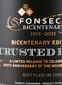 Fonseca Bicentenary Edition Crusted Port Bottled 2008text