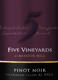 Five Vineyards by Mission Hill Pinot Noirtext