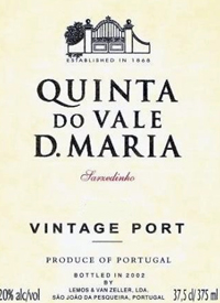 Quinta Vale D. Maria Vintage Porttext