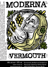 De Vine Vineyards Moderna Vermouthtext
