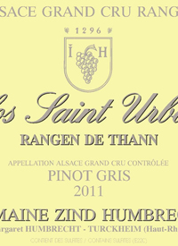 Domaine Zind-Humbrecht Pinot Gris Clos Saint Urbain Rangen de Thann Grand Crutext