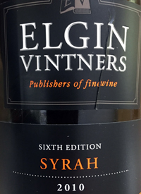 Elgin Vintners Syrahtext
