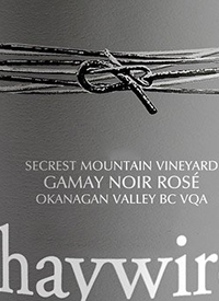 Haywire Gamay Noir Rosé Secrest Mountain Vineyardtext