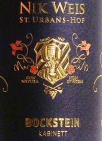 Nik Weis St. Urbans-Hof Riesling Ockfener Bockstein Kabinetttext