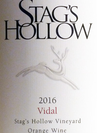 Stag's Hollow Vidal - Orange Wine Stag's Hollow Vineyardtext