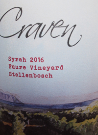 Craven Wines Syrah Faure Vineyardtext