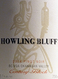Howling Bluff Pinot Noir Century Blocktext